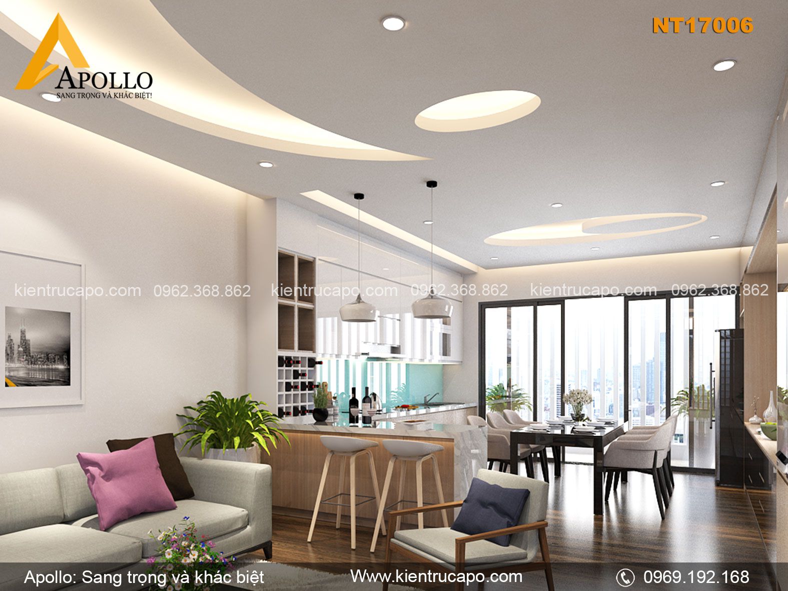 Chung cư hiện đại giữa thành phố (NT17006)